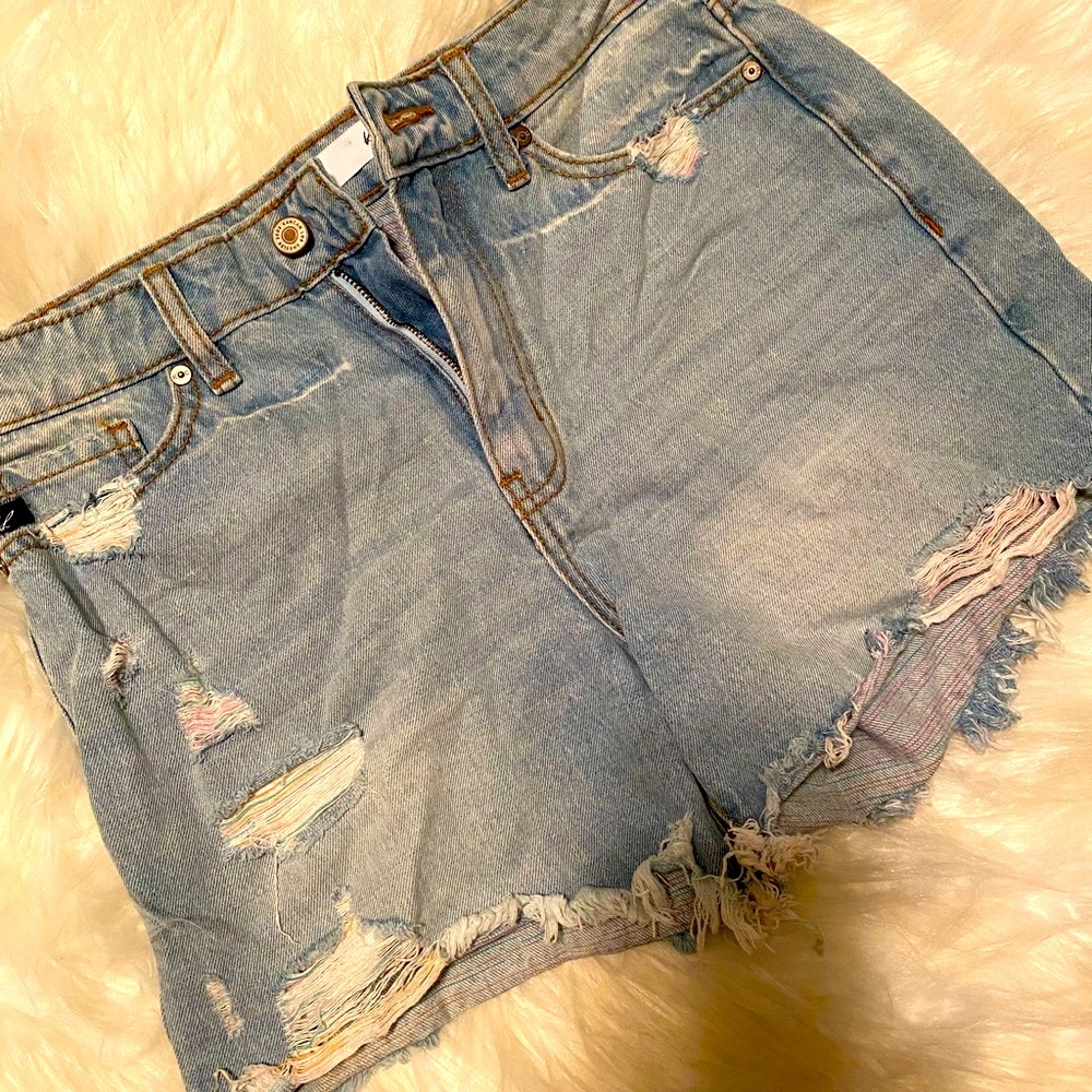 KanCan cutoff shorts